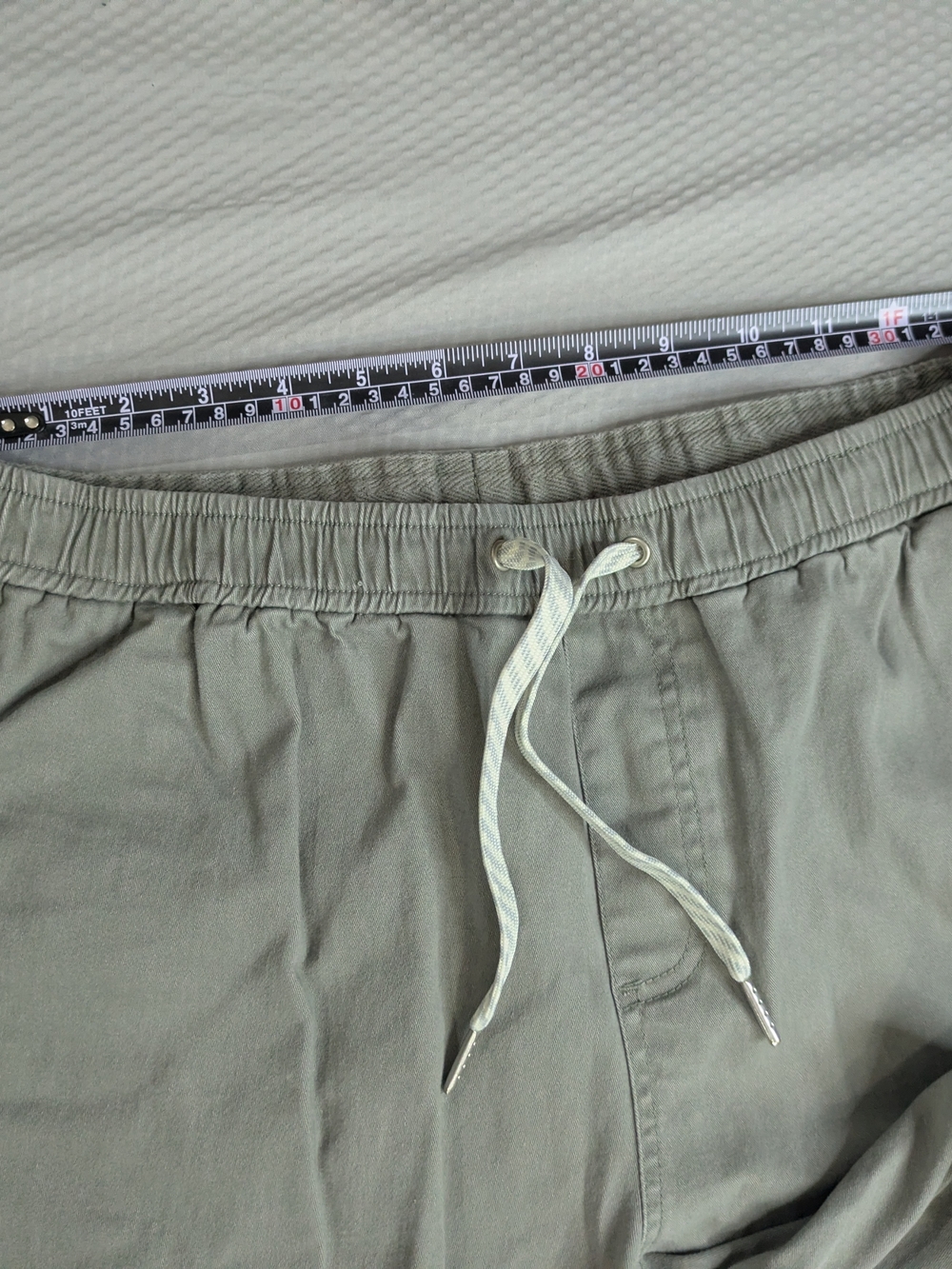 Wowie Pants Mens Medium Grey Drawstring Rambler Aztec Pockets - Picture 2 of 7